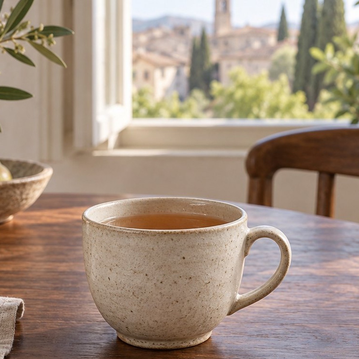 Tasse centrée
