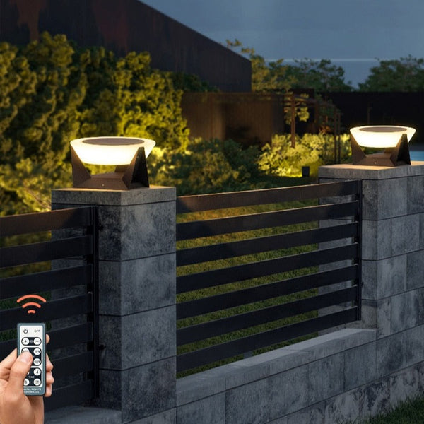 Lights of Scandinavia - Tesla - Tesla - IP65 Waterproof outdoor solar-powered landscape light. Warm light(3000K) LED with >30 000 hours of lifetime. Comes with remote control. Easy to install and maintain. Perfect for creating a mood in a garden, or as decoration by the pool, on gates, etc.